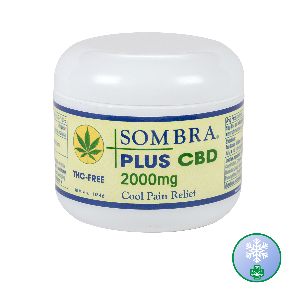 Image of Sombra PLUS CBD 2000mg Cool Pain Relief